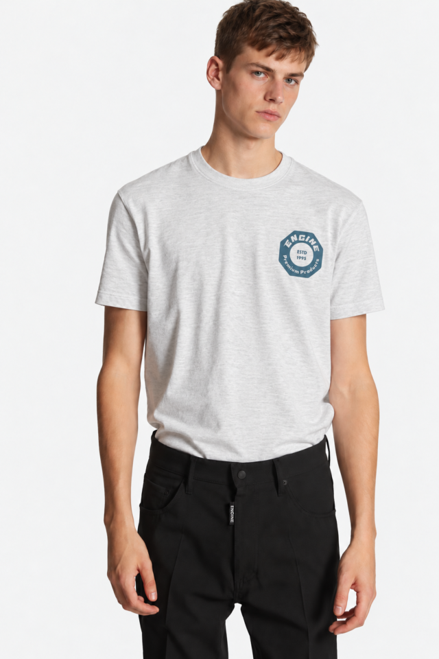 ENGINE Premium Products Slub T-Shirt — White