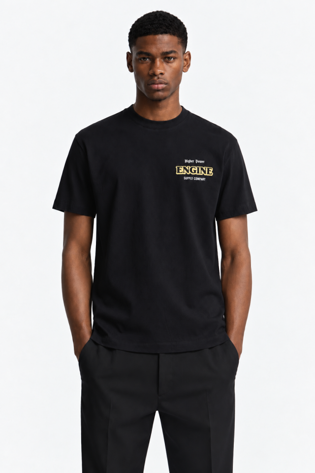 ENGINE Higher Power T-Shirt — Black